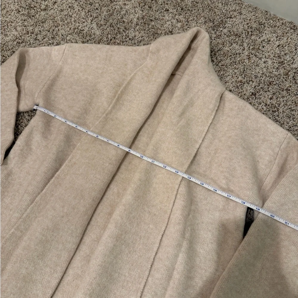 Elegant Cream Long Sweater - Picture 6 of 6